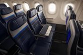 Foto: United incorpora una nueva fila con mesa y asiento central bloqueado en su flota de aviones Airbus A321XLR