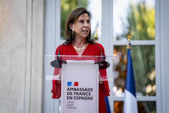 Archivo - La embajadora de Francia en España, Kareen Rispal.