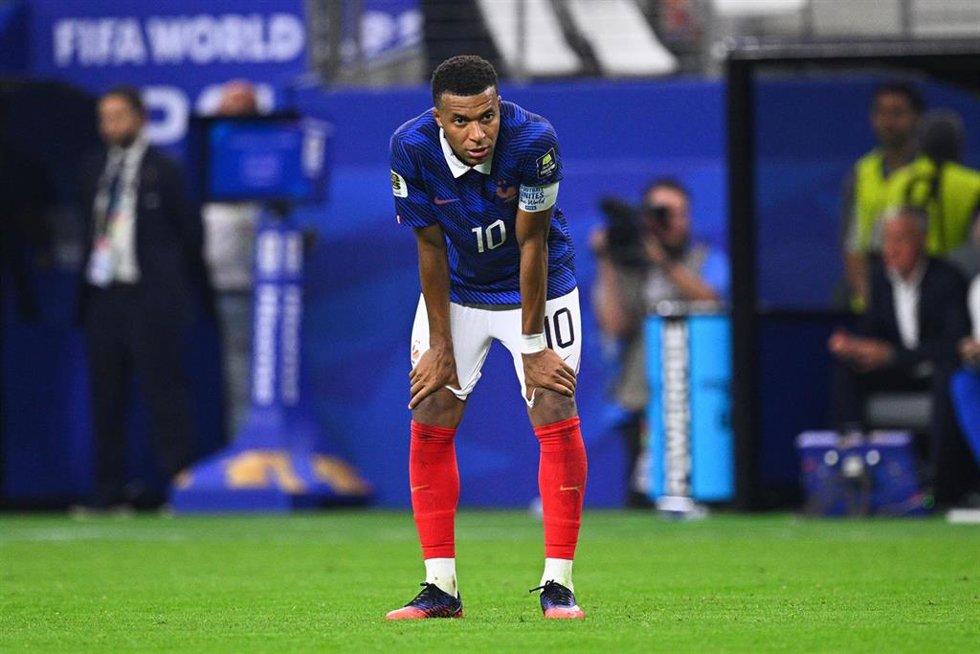 Kylian Mbappé, durante un partido.