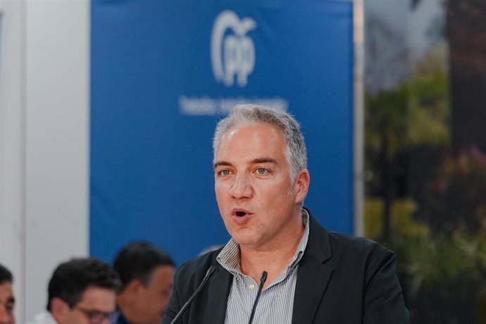 Archivo - El vicesecretario de Política Autonómica y Local del PP, Elías Bendodo.