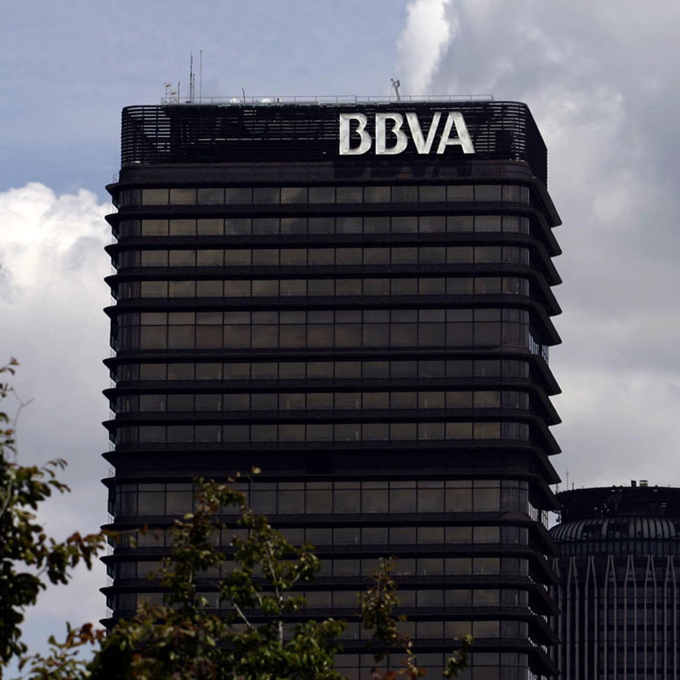 Archivo - Sede del BBVA.