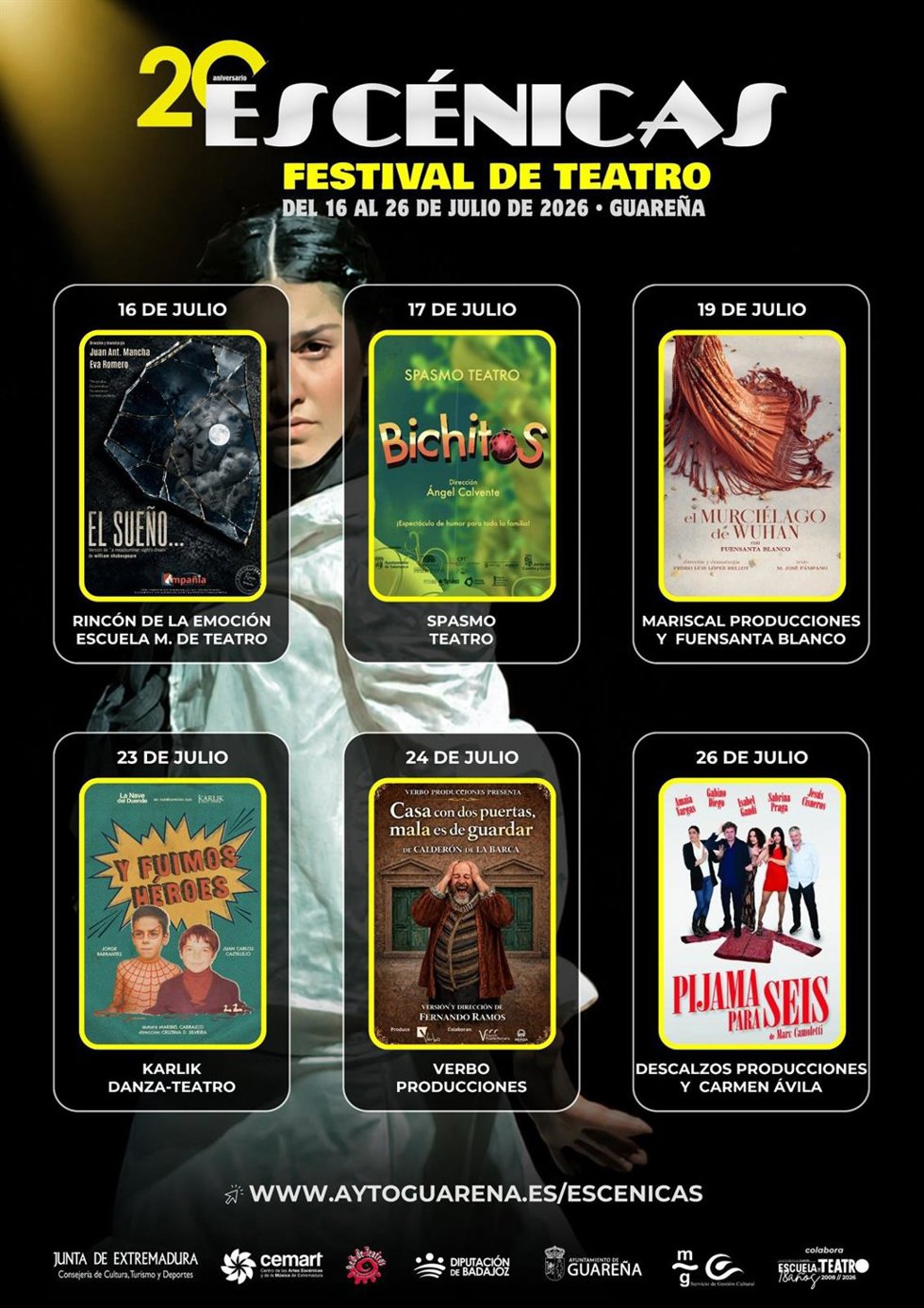 Cartel del Festival Escénicas de Guareña