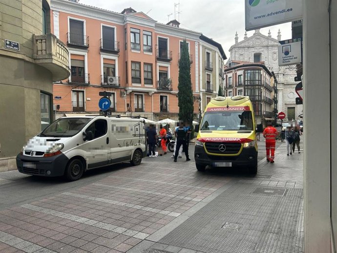 Escenario del atropello.