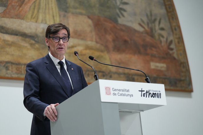 Archivo - El president de la Generalitat, Salvador Illa