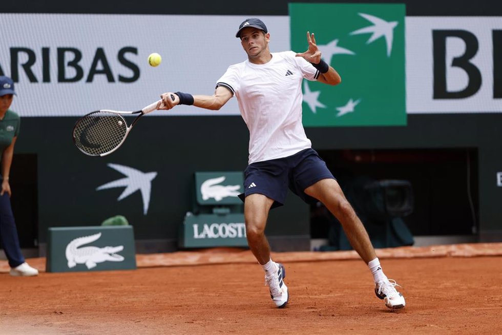 Archivo - El tenista español Rafael Jódar durante el torneo de Roland Garros 2026