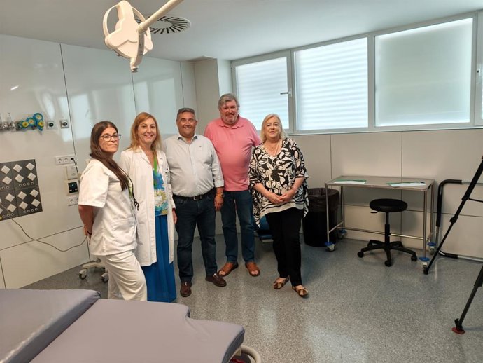 Visita a los nuevos paritorios del Hospital de Riotinto de Huelva.