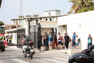 Transito libre de control en el día oficial de demolición de la Verja de Gibraltar. A 15 de julio de 2026 en La Línea de la Concepción, Cádiz (Andalucía, España). 