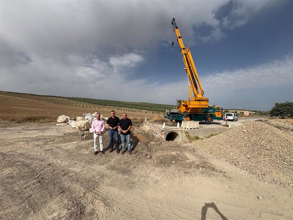 Visita a las obras en la JA-3413