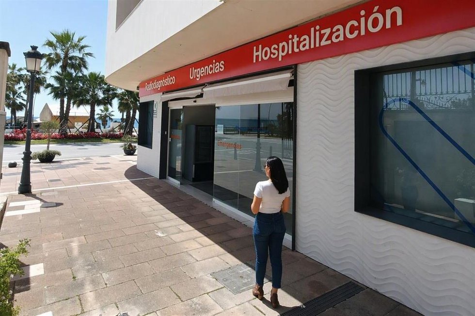 Fachada del hospital