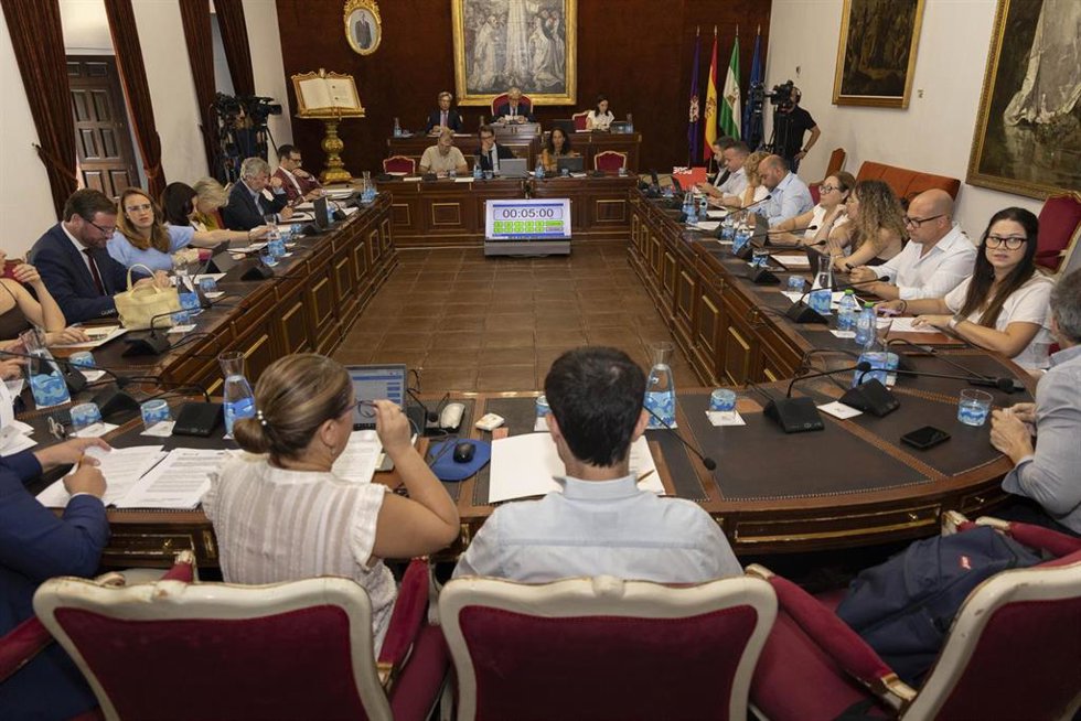 Celebración del Pleno de la Diputación de Córdoba correspondiente al mes de julio.