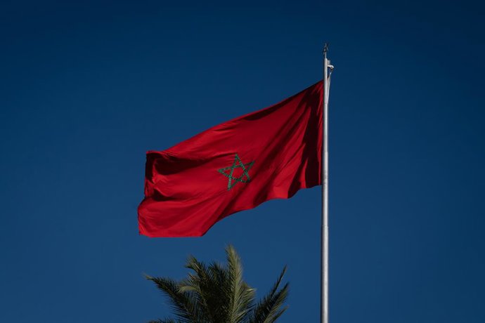 Archivo - Una bandera del Marroc 