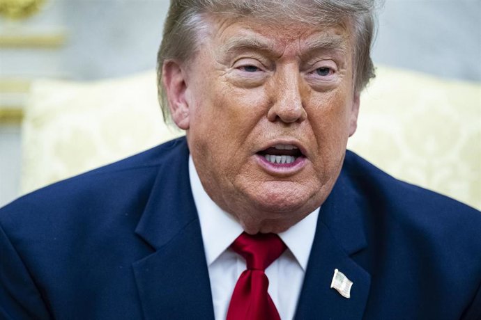 El presidente de Estados Unidos, Donald Trump, en un acto en la Casa Blanca el 14 de julio de 2026 (archivo)