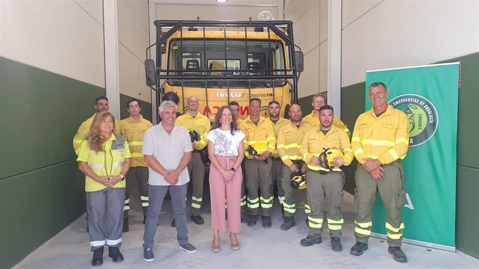 Nuevo subcentro de defensa forestal de EMA Infoca en la localidad malagueña de Tolox