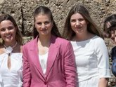 Foto: La Princesa Leonor y la Infanta Sofía, radiantes, se citan con la historia tras celebrar la victoria de España