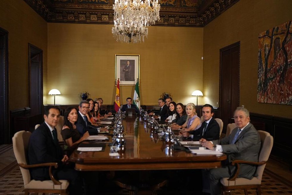 Reunión del Consejo de Gobierno andaluz.