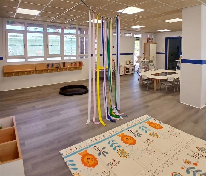 Aula de cero a tres años en Canarias