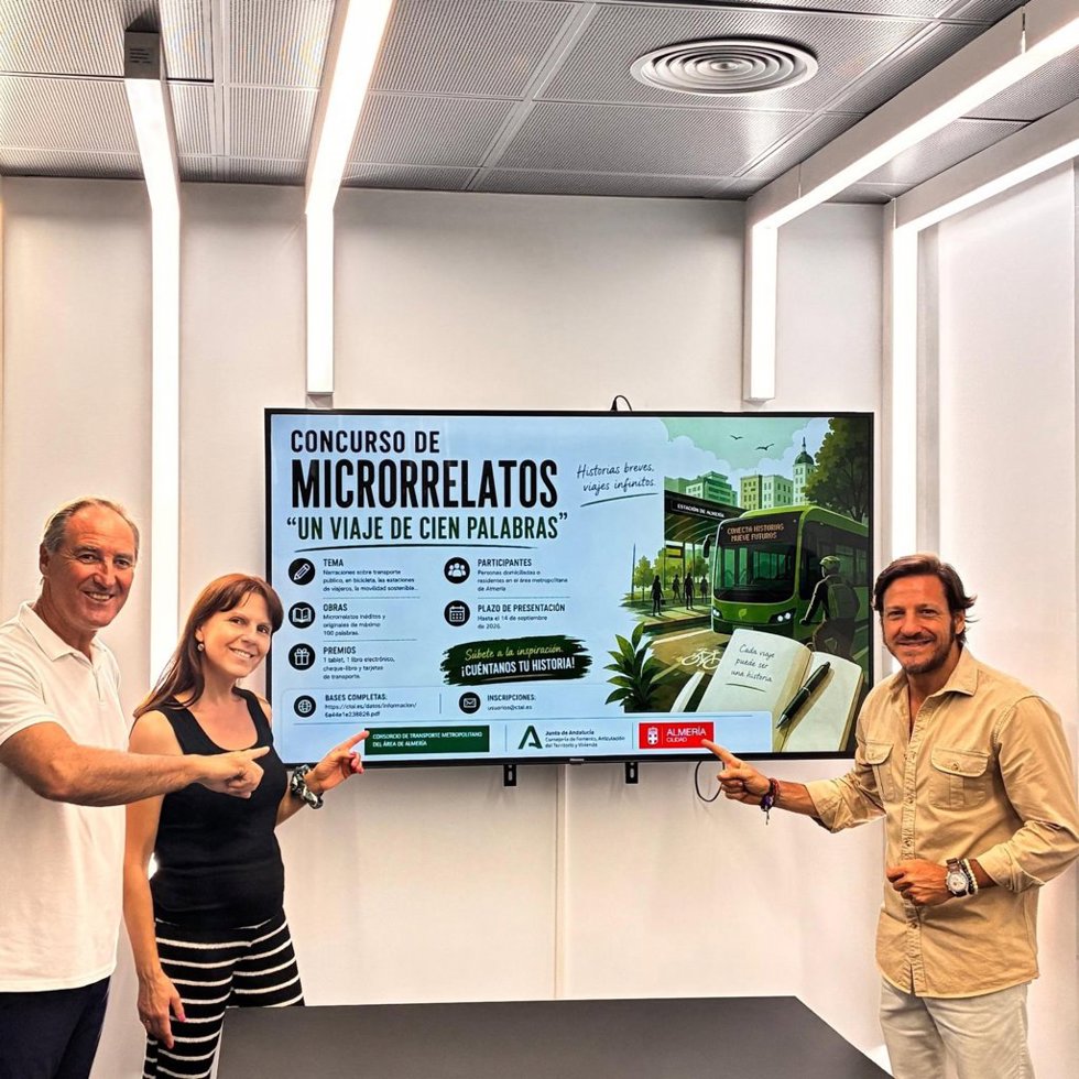 Presentación del concurso de microrrelatos 'Un viaje de cien palabras'.