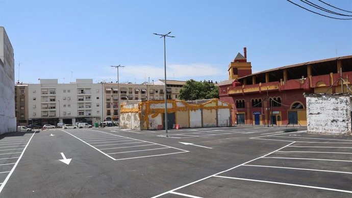 Parking de La Merced de Huelva.