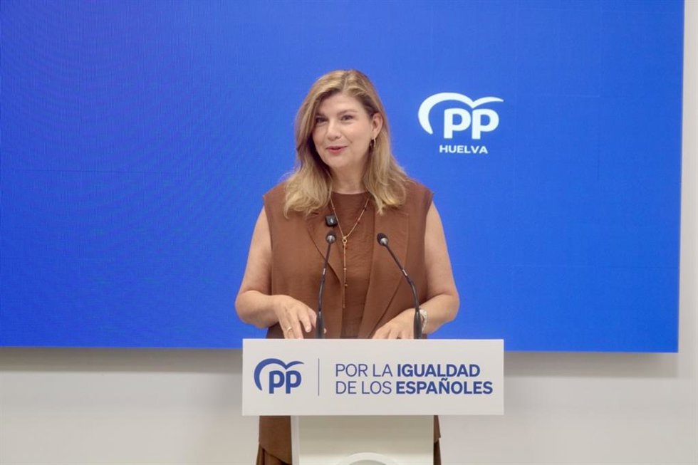 La secretaria general del PP de Huelva, Berta Centeno.