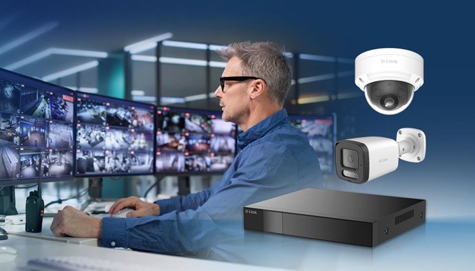As novas câmeras de videovigilância e gravadores da D-Link.