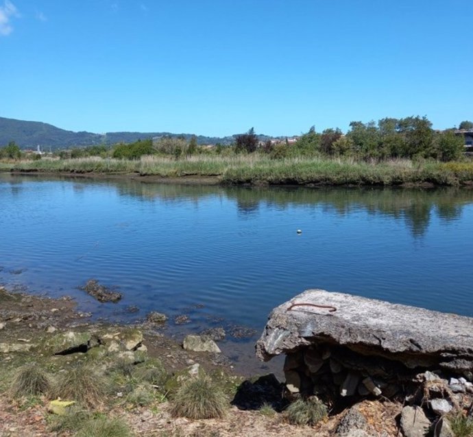 Río Bidasoa a su paso por Irun