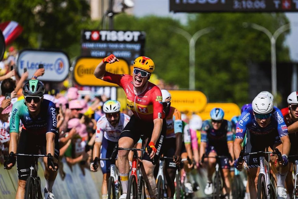 El ciclista noruego Soren Wærenskjold (Uno-X Mobility) ha conquistado este miércoles la undécima etapa del Tour de Francia 2026, disputada entre Vichy y Nevers sobre 161,3 kilómetros