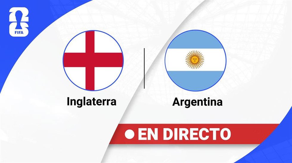 Sigue en directo el Inglaterra-Argentina