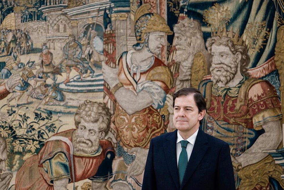 Archivo - El presidente de la Junta de Castilla y León, Alfonso Fernández Mañueco.