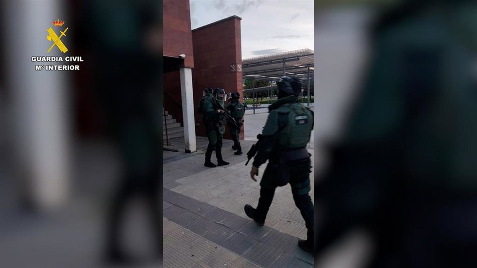Actuación de la Guardia Civil.