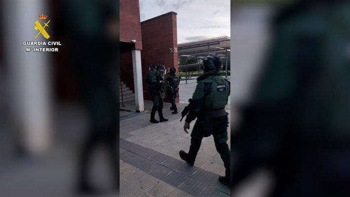 Intervenção da Guarda Civil.