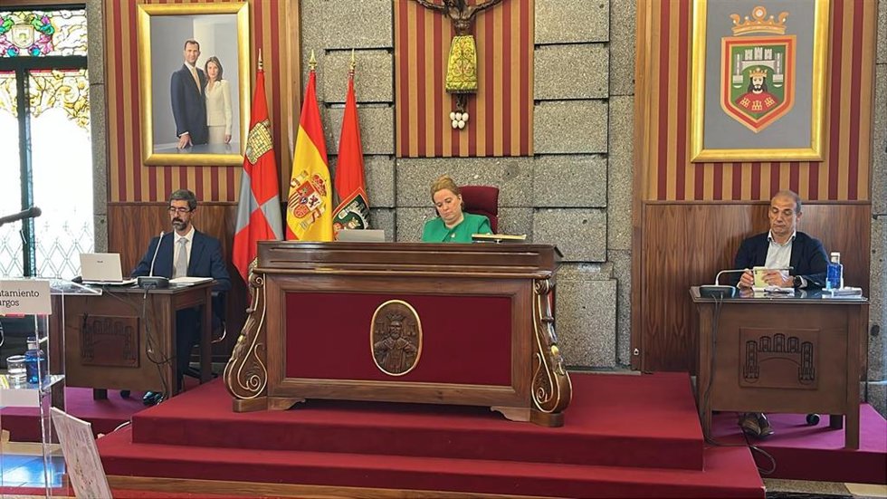 Cristina Ayala durante el Pleno del Estado de la Ciudad.
