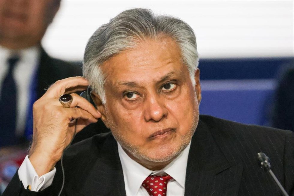 Archivo - El ministro de Exteriores de Pakistán Ishaq Dar, durante una visita oficial a Rusia en noviembre de 2025 (archivo)