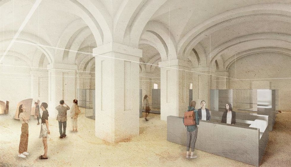 Archivo - Recreación de la Sala Cero del futuro Museo de la Universidad de Sevilla.