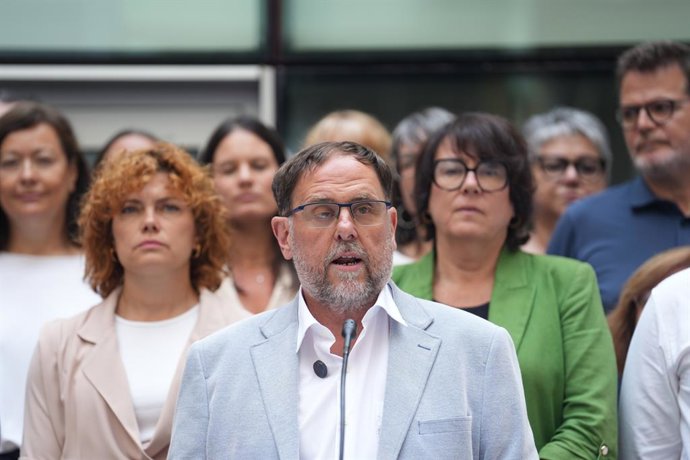 El president d'ERC, Oriol Junqueras