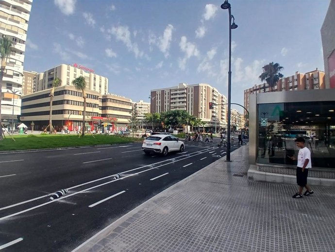 La Junta recupera la zona de Armengual de la Mota afectada por las obras del Metro de Málaga