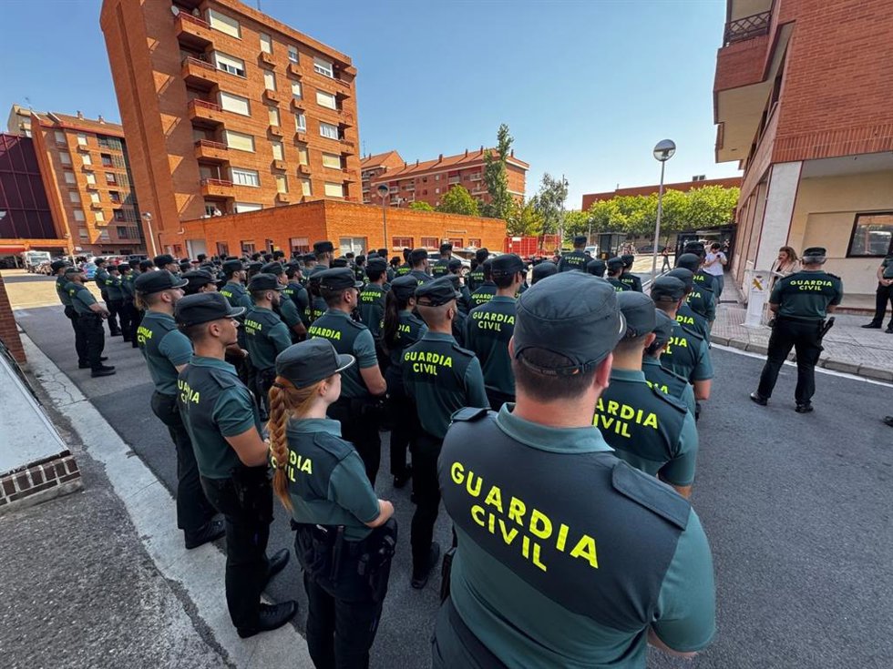 La Guardia Civil incorpora 112 nuevos agentes para reforzar la seguridad en 173 municipios de La Rioja
