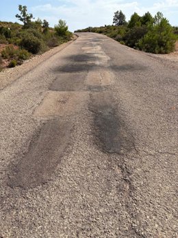 Carretera de Fresneda de Altarejos.