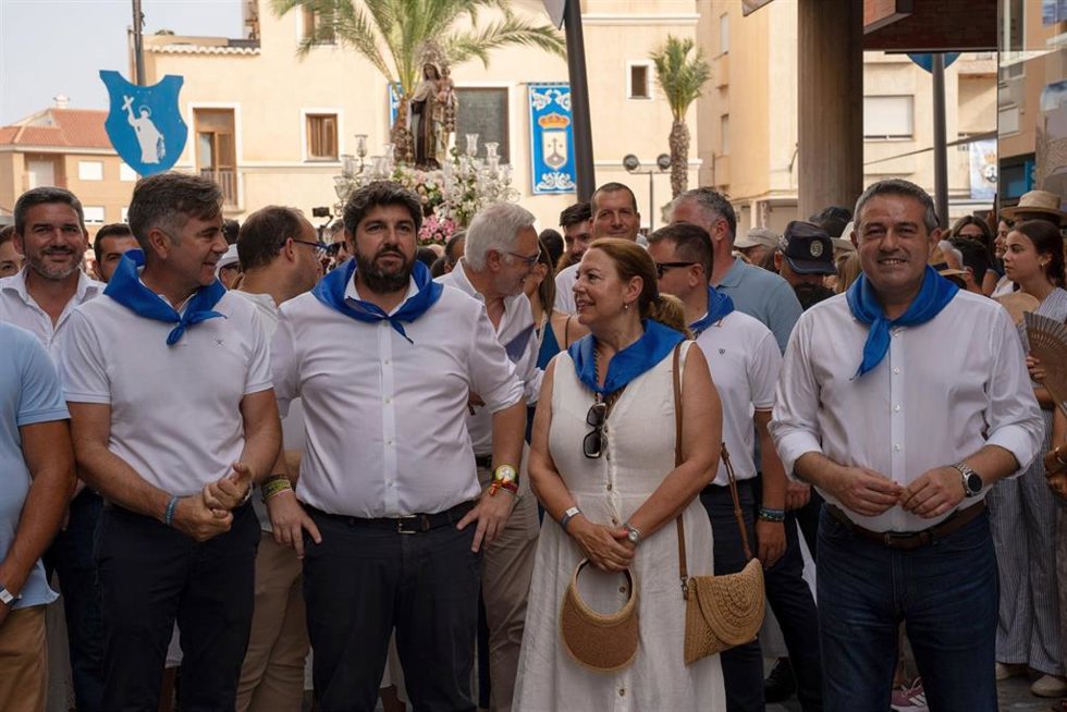 López Miras ensalza la tradición marinera de la Región en la festividad de la Virgen del Carmen