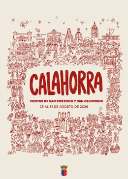 El cartel 'Caben todos', de Carlos Segundo, anunciará las fiestas patronales de agosto 2026 de Calahorra