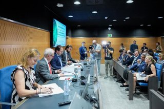Acto de constitución de la Alianza Andaluza de la Industria de Defensa en Sevilla.