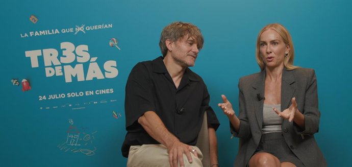 Kira Miró y Salva Reina protagonizan 'Tres de más' y reflexionan sobre conciliación laboral: "Hay cosas que mejorar"