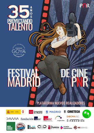Cartel de la 35 edición del Festival de Cine de Madrid.