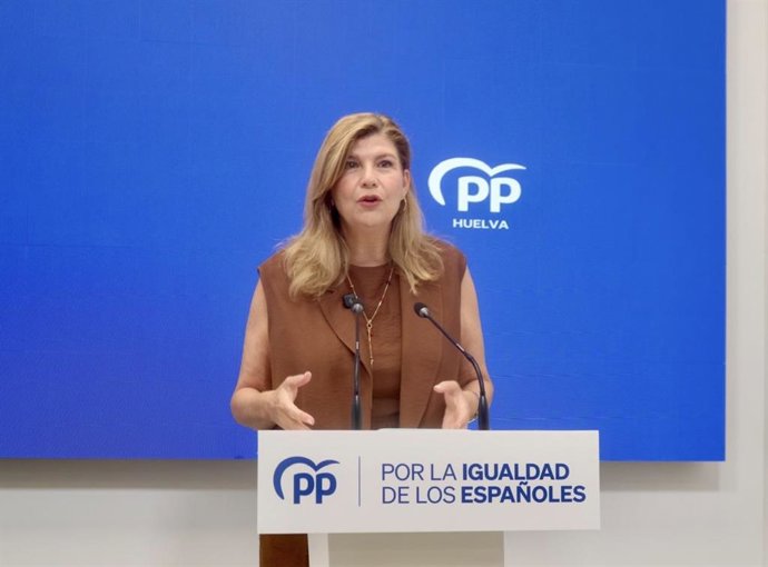 La secretaria general del PP de Huelva, Berta Centeno.
