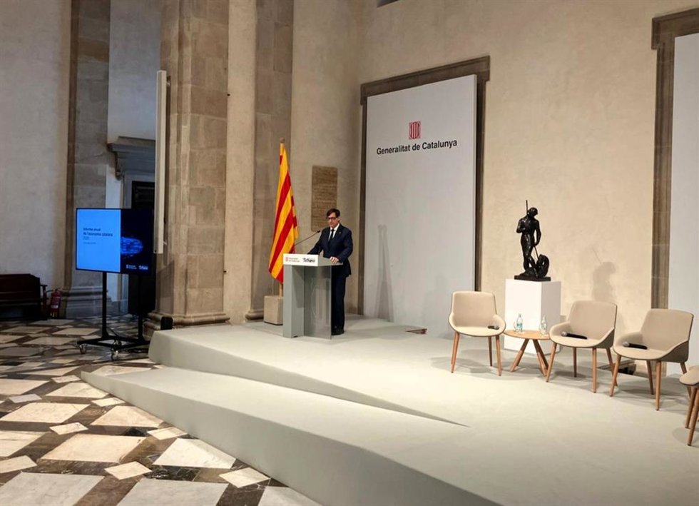 El presidente de la Generalitat, Salvador Illa