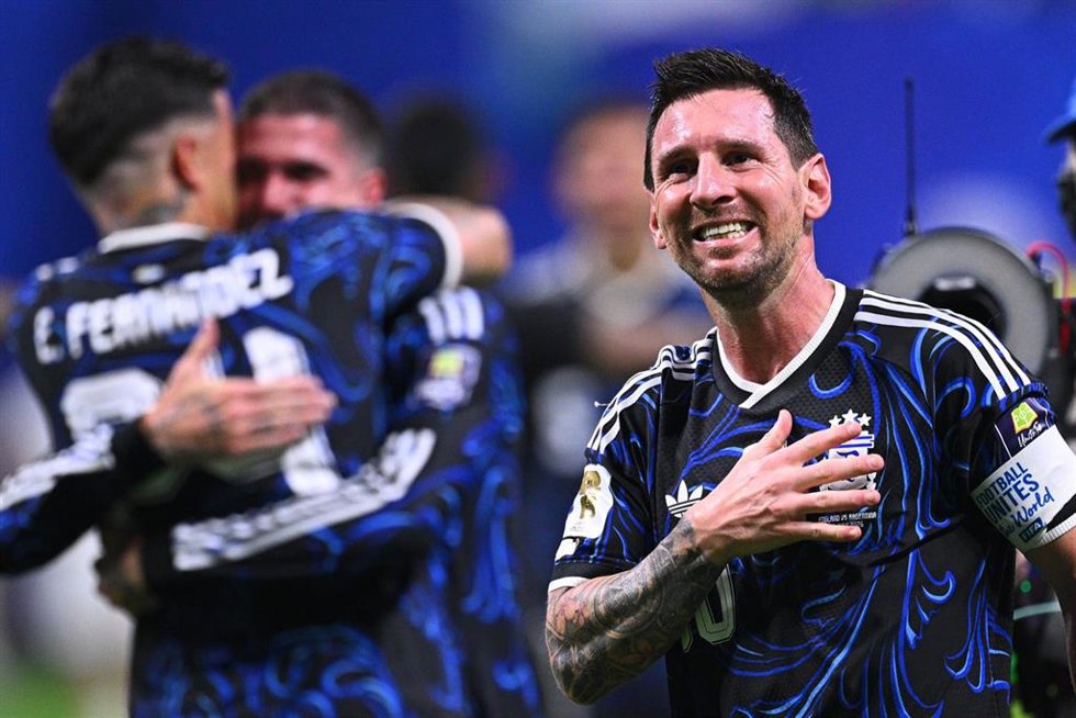 Leo Messi, emocionado tras conseguir el pase a la final del Mundial 2026