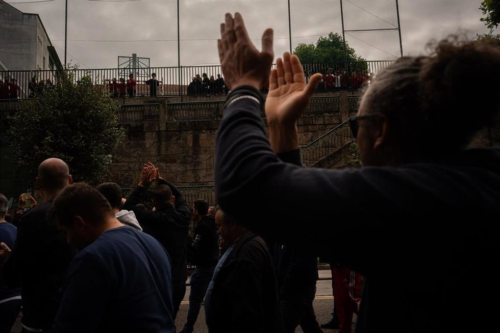 Archivo - Manifestantes durante la segunda jornada de huelga del sector del Metal, a 14 de mayo de 2026, en Vigo, Pontevedra, Galicia (España).
