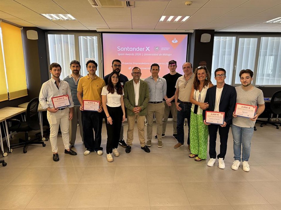Premios 'Santander X Spain Awards 2026' para el emprendimiento universitario