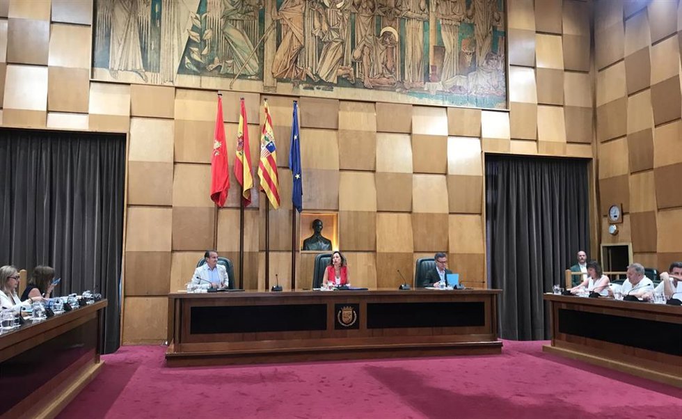 Pleno del Ayuntamiento de Zaragoza