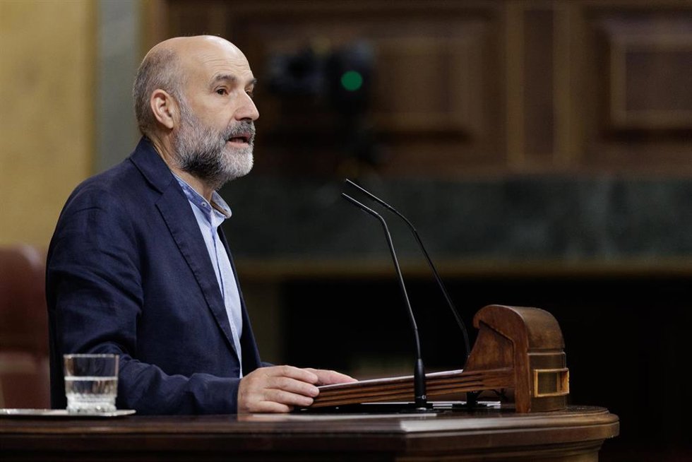 El portavoz del BNG en el Congreso, Néstor Rego