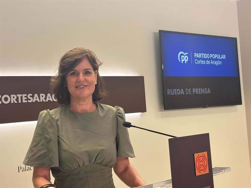 La portavoz adjunta del PP, Elena Allué.